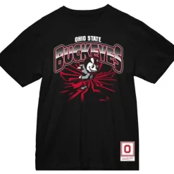 Apparel Mitchell & Ness T-Shirts & Tops-Earthquake Tee Ohio State