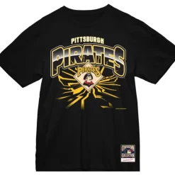 Apparel Mitchell & Ness T-Shirts & Tops-Earthquake Tee Pittsburgh Pirates