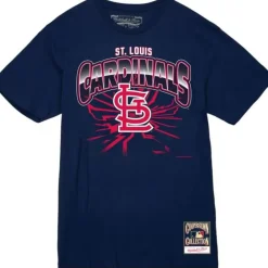 Apparel Mitchell & Ness T-Shirts & Tops-Earthquake Tee St. Louis Cardinals