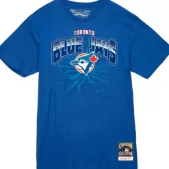Apparel Mitchell & Ness T-Shirts & Tops-Earthquake Tee Toronto Blue Jays