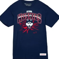Apparel Mitchell & Ness T-Shirts & Tops-Earthquake Tee University Of Connecticut