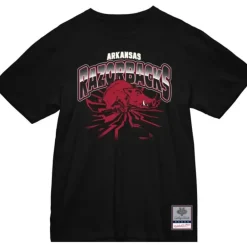 Apparel Mitchell & Ness T-Shirts & Tops-Earthquake Tee University Of Arkansas