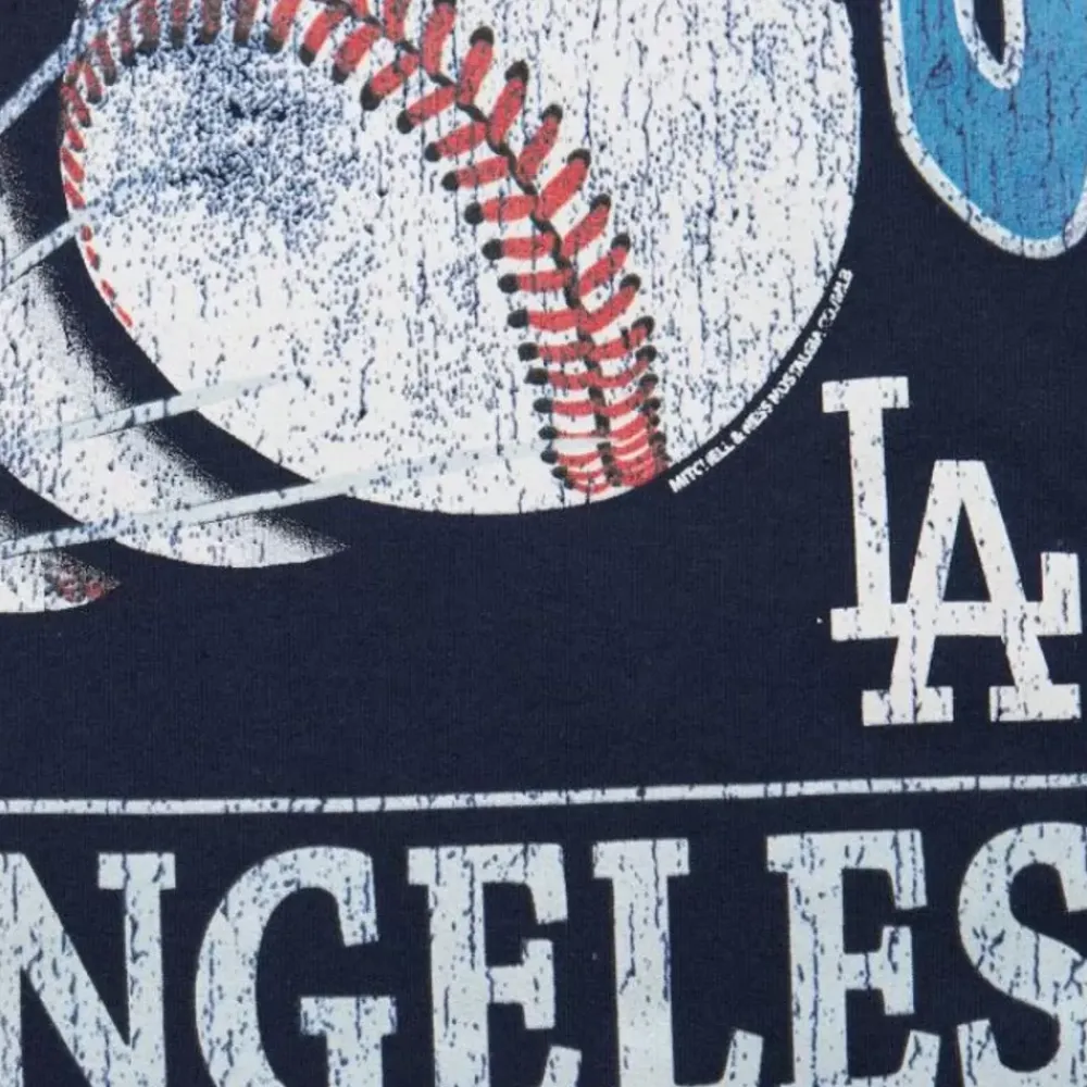 Apparel Mitchell & Ness Hoodies & Sweatshirts-Easy Cool Crewneck Sweatshirt Los Angeles Dodgers