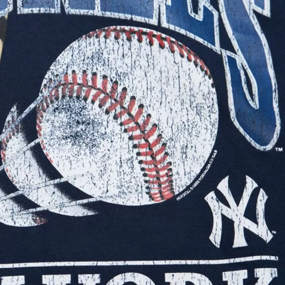 Apparel Mitchell & Ness Hoodies & Sweatshirts-Easy Cool Crewneck Sweatshirt New York Yankees