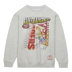 Apparel Mitchell & Ness Hoodies & Sweatshirts-Easy Cool Crewneck Sweatshirt San Francisco 49Ers