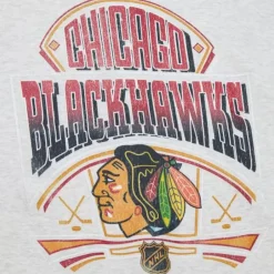 Apparel Mitchell & Ness Hoodies & Sweatshirts-Easy Cool Crewneck Sweatshirt Chicago Blackhawks