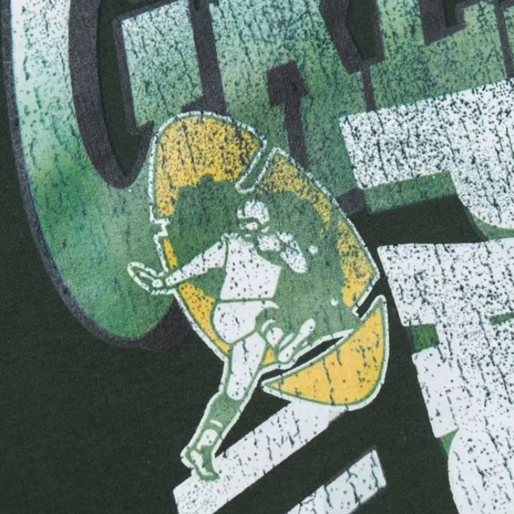 Apparel Mitchell & Ness Hoodies & Sweatshirts-Easy Cool Crewneck Sweatshirt Green Bay Packers