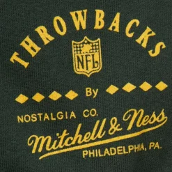 Apparel Mitchell & Ness Hoodies & Sweatshirts-Easy Cool Crewneck Sweatshirt Green Bay Packers