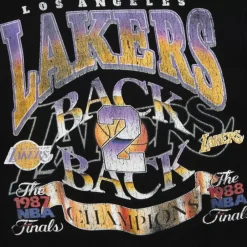 Apparel Mitchell & Ness Hoodies & Sweatshirts-Easy Cool Crewneck Sweatshirt Los Angeles Lakers
