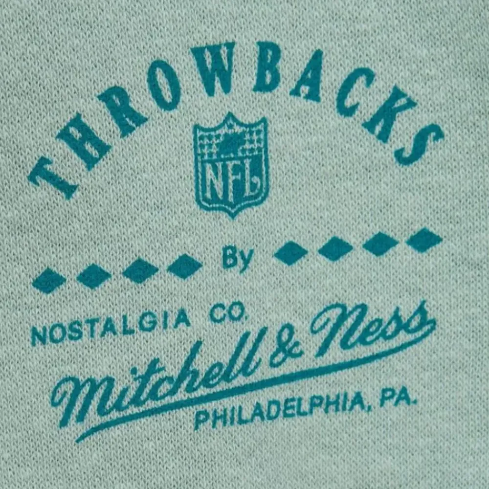 Apparel Mitchell & Ness Hoodies & Sweatshirts-Easy Cool Crewneck Sweatshirt Miami Dolphins