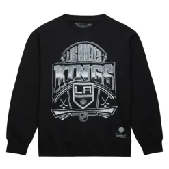 Apparel Mitchell & Ness Hoodies & Sweatshirts-Easy Cool Crewneck Sweatshirt Los Angeles Kings