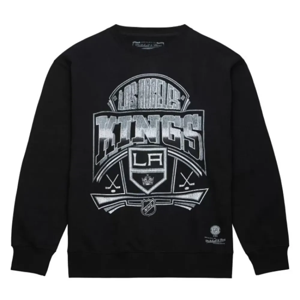 Apparel Mitchell & Ness Hoodies & Sweatshirts-Easy Cool Crewneck Sweatshirt Los Angeles Kings