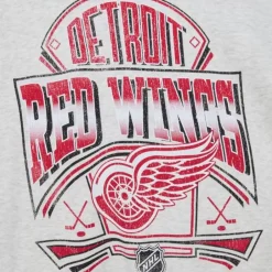 Apparel Mitchell & Ness Hoodies & Sweatshirts-Easy Cool Crewneck Sweatshirt Detroit Red Wings