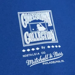 Apparel Mitchell & Ness Hoodies & Sweatshirts-Emblem Crew Los Angeles Dodgers Fernando Valenzuela
