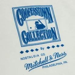 Apparel Mitchell & Ness T-Shirts & Tops-Emblem Ringer Los Angeles Dodgers Fernando Valenzuela