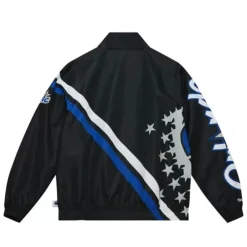 Apparel Mitchell & Ness Jackets & Outerwear-Exploded Logo Warm Up Jacket Orlando Magic