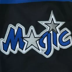 Apparel Mitchell & Ness Jackets & Outerwear-Exploded Logo Warm Up Jacket Orlando Magic