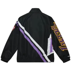 Apparel Mitchell & Ness Jackets & Outerwear-Exploded Logo Warm Up Jacket Los Angeles Lakers