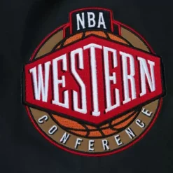 Apparel Mitchell & Ness Jackets & Outerwear-Exploded Logo Warm Up Jacket Los Angeles Lakers