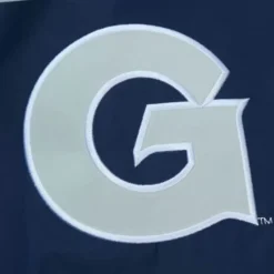 Apparel Mitchell & Ness Jackets & Outerwear-Exploded Logo Warm Up Jacket Georgetown University