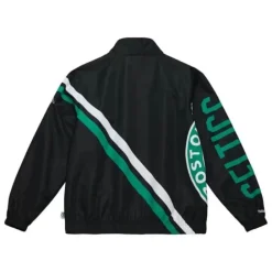 Apparel Mitchell & Ness Jackets & Outerwear-Exploded Logo Warm Up Jacket Boston Celtics