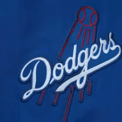 Apparel Mitchell & Ness Jackets & Outerwear-Exploded Logo Warm Up Jacket Los Angeles Dodgers