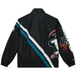 Apparel Mitchell & Ness Jackets & Outerwear-Exploded Logo Warm Up Jacket Detroit Pistons