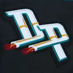 Apparel Mitchell & Ness Jackets & Outerwear-Exploded Logo Warm Up Jacket Detroit Pistons