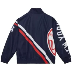 Apparel Mitchell & Ness Jackets & Outerwear-Exploded Logo Warm Up Jacket New York Yankees