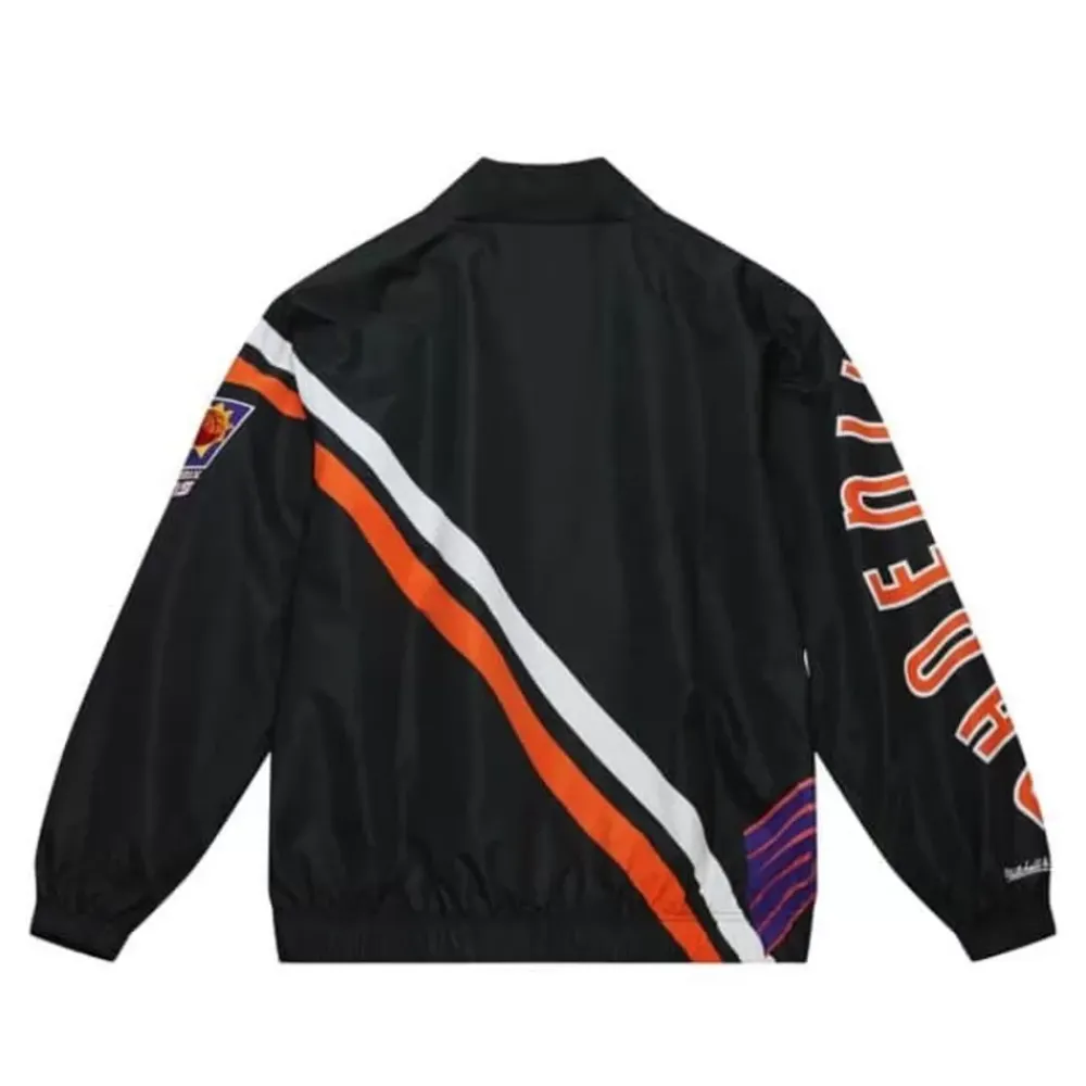 Apparel Mitchell & Ness Jackets & Outerwear-Exploded Logo Warm Up Jacket Phoenix Suns
