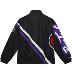 Apparel Mitchell & Ness Jackets & Outerwear-Exploded Logo Warm Up Jacket Toronto Raptors