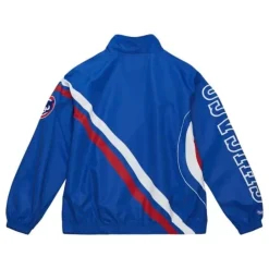 Apparel Mitchell & Ness Jackets & Outerwear-Exploded Logo Warm Up Jacket Chicago Cubs