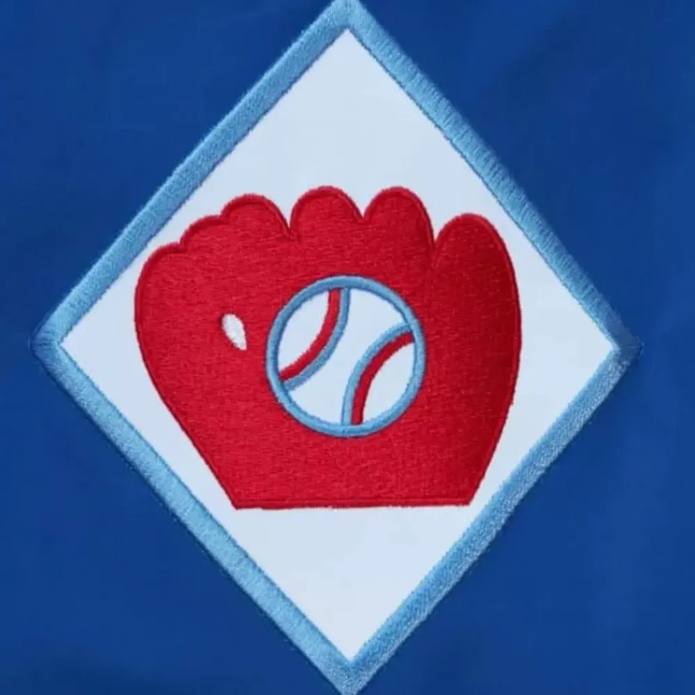 Apparel Mitchell & Ness Jackets & Outerwear-Exploded Logo Warm Up Jacket Philadelphia Phillies