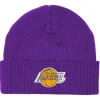 Headwear Mitchell & Ness -Fandom Knit Beanie Los Angeles Lakers