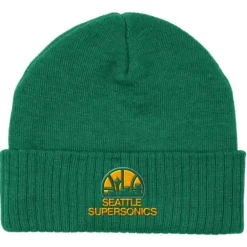 Headwear Mitchell & Ness -Fandom Knit Beanie Seattle Supersonics