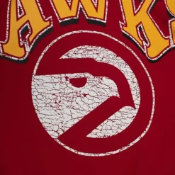 Apparel Mitchell & Ness Hoodies & Sweatshirts-Fashion Fleece Crew Atlanta Hawks