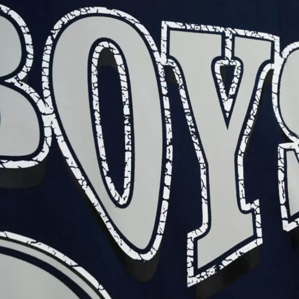 Apparel Mitchell & Ness Hoodies & Sweatshirts-Fashion Fleece Crew Dallas Cowboys