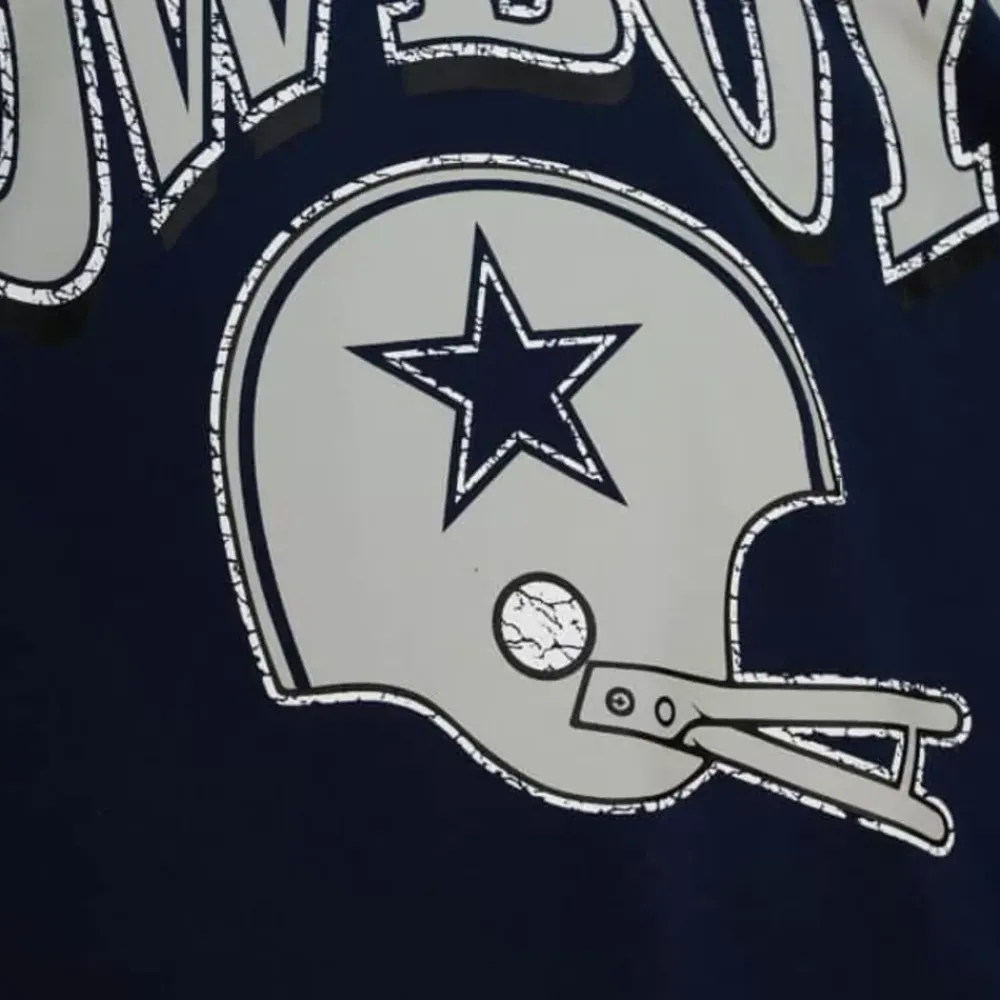 Apparel Mitchell & Ness Hoodies & Sweatshirts-Fashion Fleece Crew Dallas Cowboys