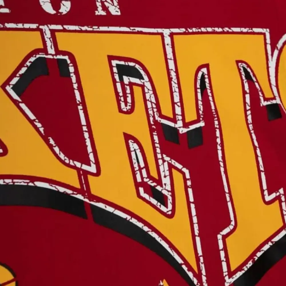 Apparel Mitchell & Ness Hoodies & Sweatshirts-Fashion Fleece Crew Houston Rockets