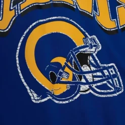 Apparel Mitchell & Ness Hoodies & Sweatshirts-Fashion Fleece Crew Los Angeles Rams
