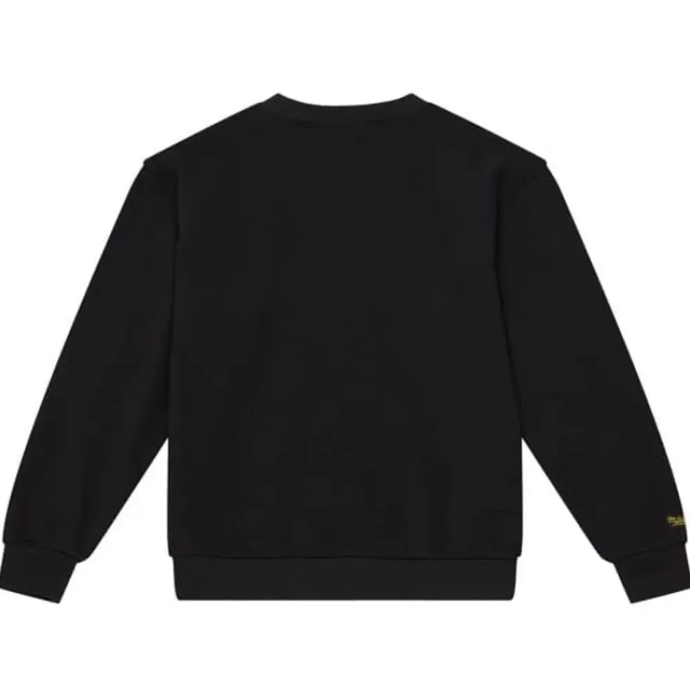 Apparel Mitchell & Ness Hoodies & Sweatshirts-Fashion Fleece Crew San Antonio Spurs