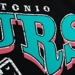 Apparel Mitchell & Ness Hoodies & Sweatshirts-Fashion Fleece Crew San Antonio Spurs