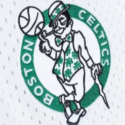Apparel Mitchell & Ness T-Shirts & Tops-Fashion Mesh V-Neck Boston Celtics