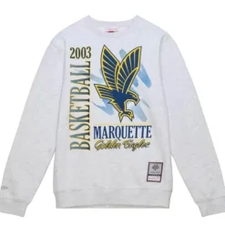Apparel Mitchell & Ness T-Shirts & Tops-Final Four Crew Longsleeve Marquette University 2003