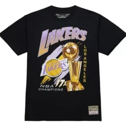Apparel Mitchell & Ness T-Shirts & Tops-Finals Tee Los Angeles Lakers