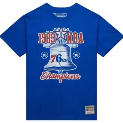 Apparel Mitchell & Ness T-Shirts & Tops-Finals Tee Philadelphia 76Ers