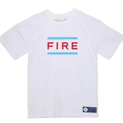Apparel Mitchell & Ness T-Shirts & Tops-Fire Ss Tee Chicago Fire