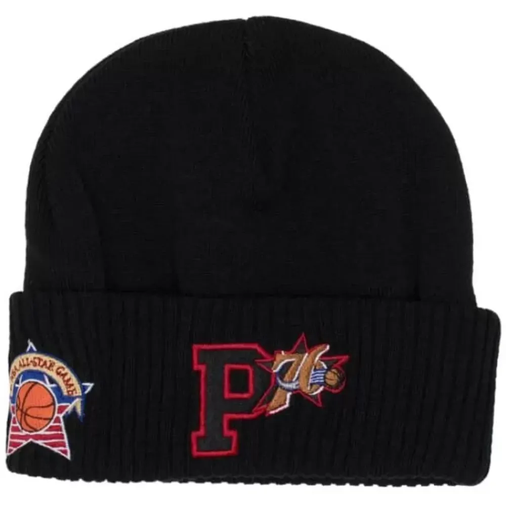 Headwear Mitchell & Ness -First Letterman Knit Hwc Philadelphia 76Ers