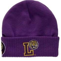 Headwear Mitchell & Ness -First Letterman Knit Louisiana State University