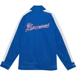 Apparel Mitchell & Ness Jackets & Outerwear-Flashback Track Jacket Atlanta Braves